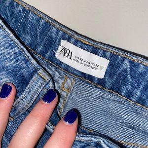 Zara Distressed Mom Jean